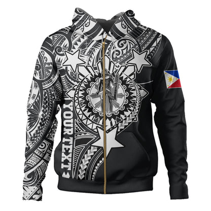 Philippines Custom Hoodie - Lapu-Lapu The King Of Cebu Tribal Black Style