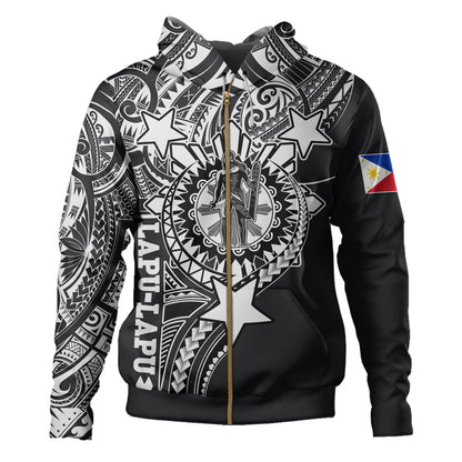 Philippines Custom Hoodie - Lapu-Lapu The King Of Cebu Tribal Black Style
