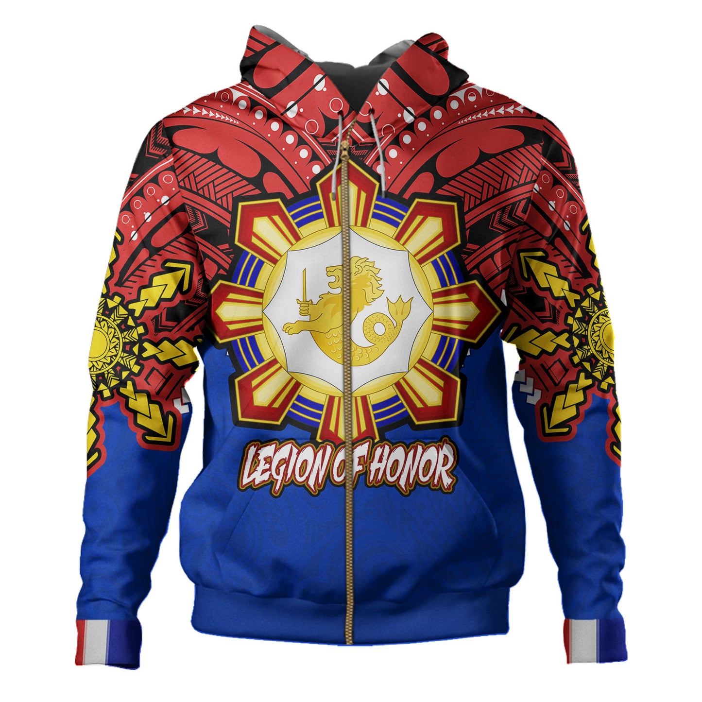 Philippines Hoodie - Custom Philippine Legion of Honor Tribal Style