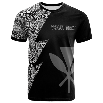 Hawaii All Over Custom Personalised T-Shirt - Kanaka Maoli Polynesian Pattern Flash