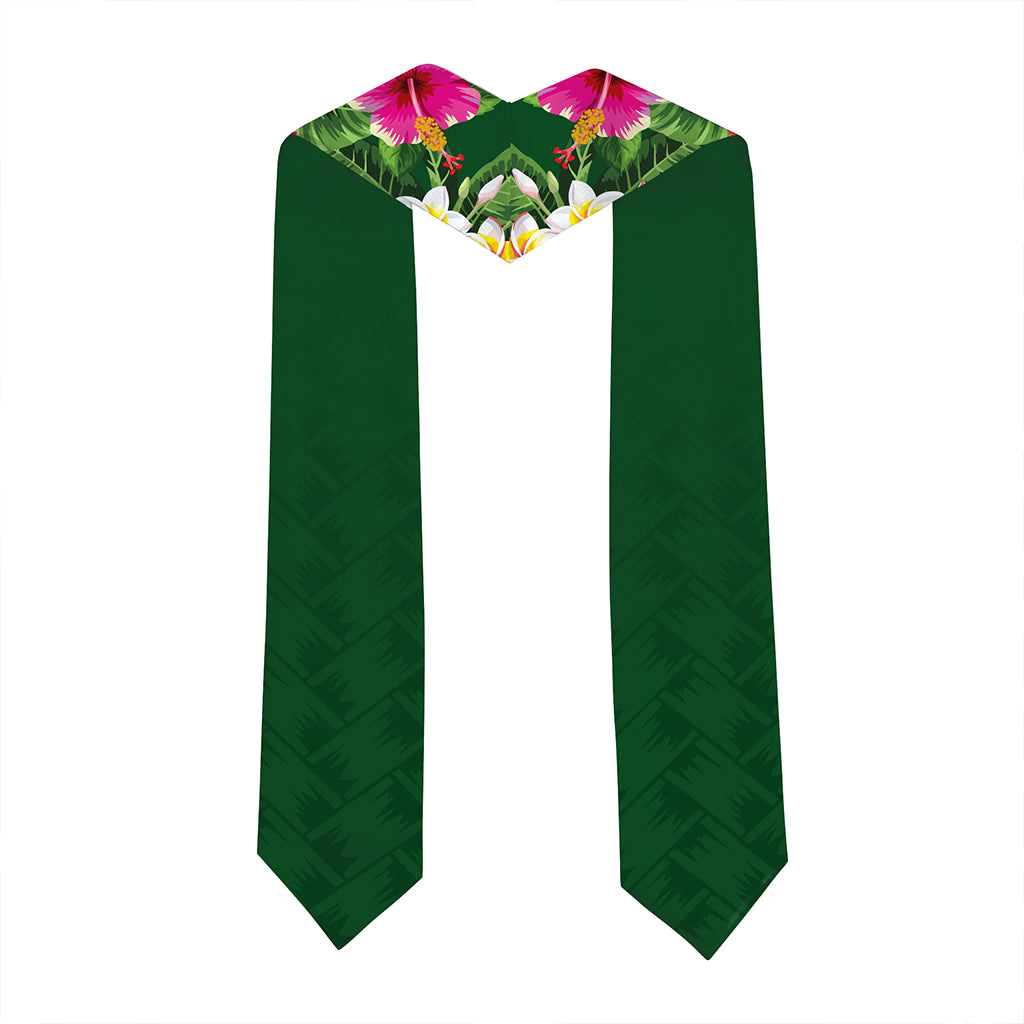 Hawaii Graduation Stole Custom Aiea High School Class 2026 Tropical Hibiscus Island Style