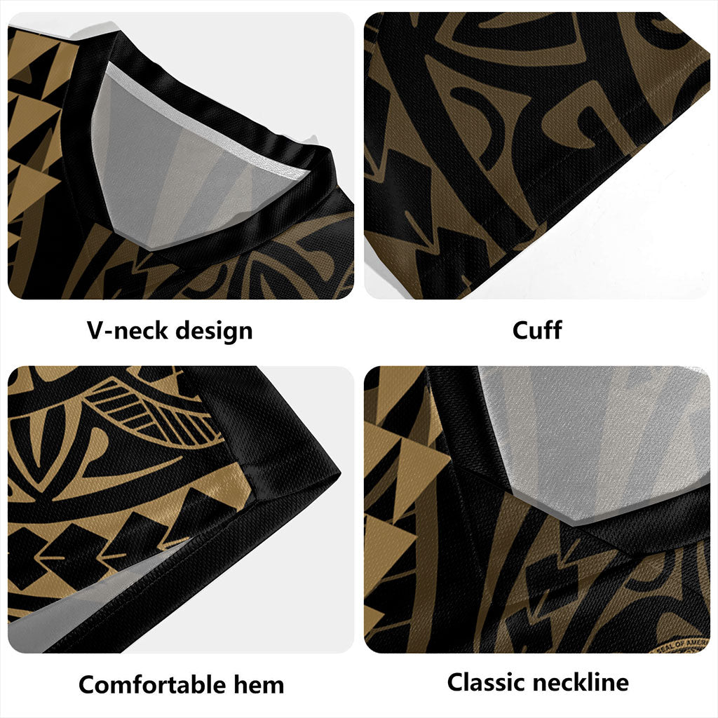 American Samoa Rugby Jersey Kakau Style Ver.1