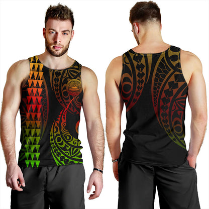 American Samoa Tank Top Kakau Style