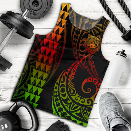 American Samoa Tank Top Kakau Style