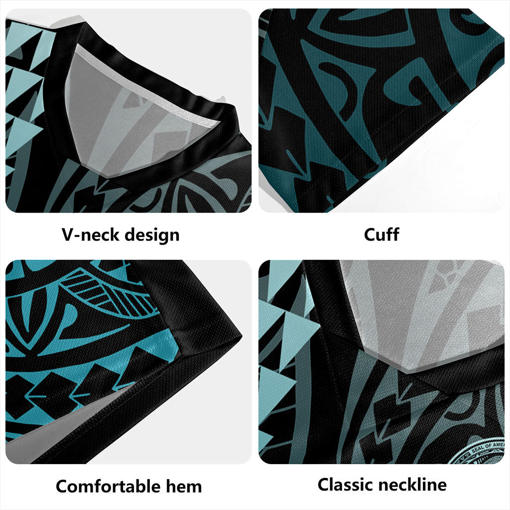 American Samoa Rugby Jersey Kakau Style Ver.1