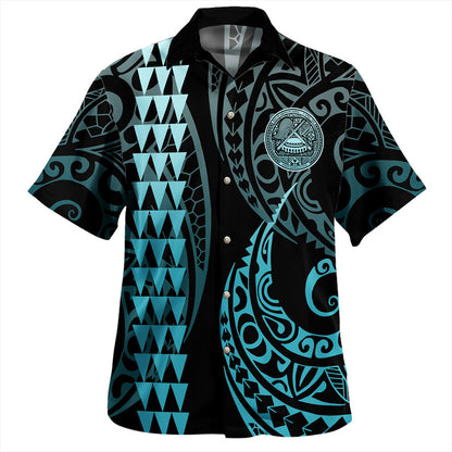 American Samoa Hawaiian Shirt Kakau Style Ver.1