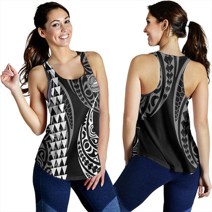 American Samoa Women Tank Kakau Style Ver.1