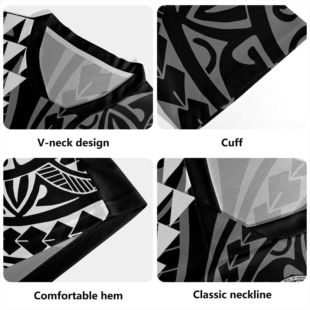 American Samoa Rugby Jersey Kakau Style Ver.1