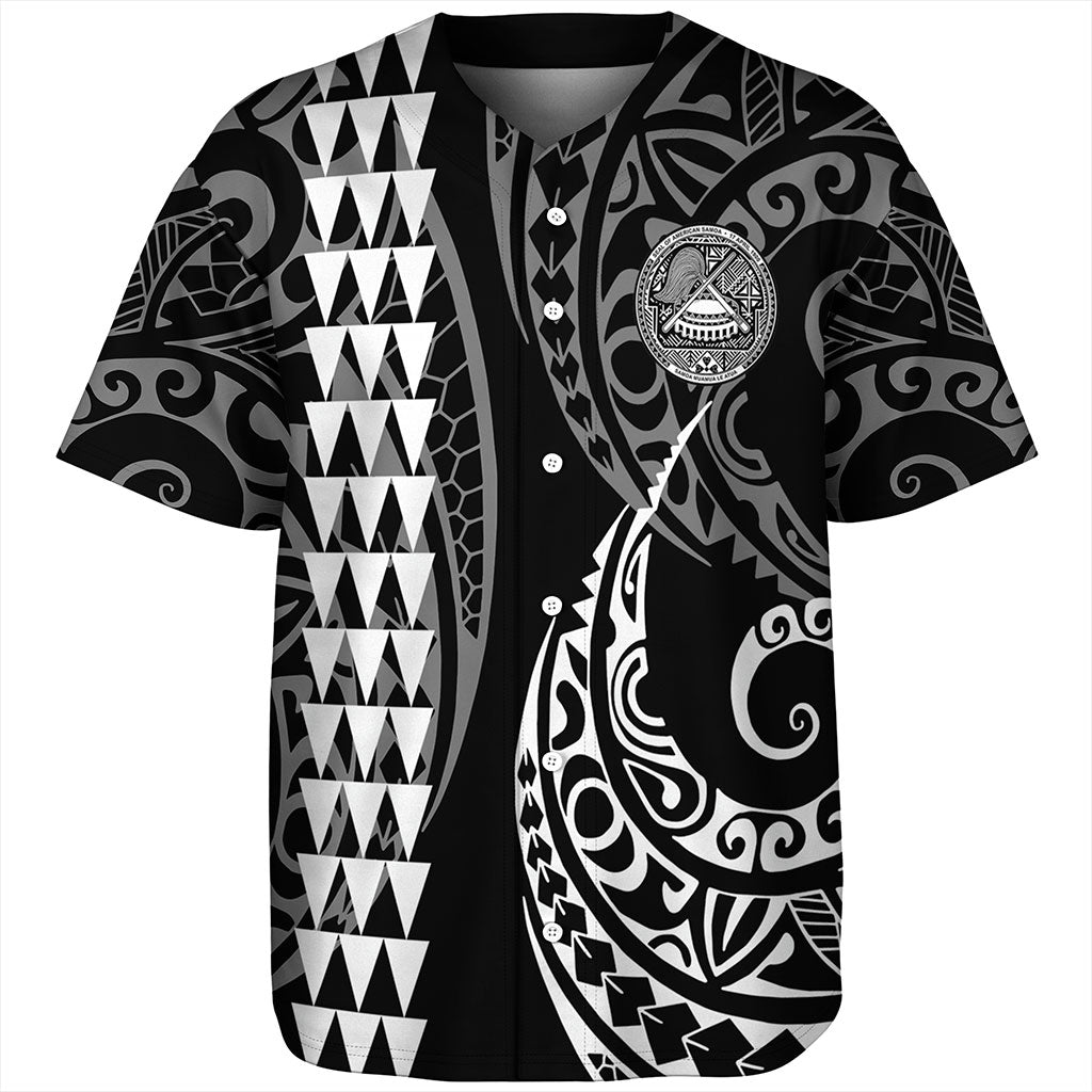 American Samoa Baseball Shirt Kakau Style Ver.1