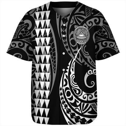 American Samoa Baseball Shirt Kakau Style Ver.1