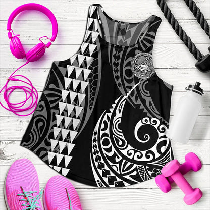 American Samoa Women Tank Kakau Style Ver.1