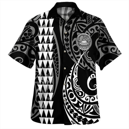 American Samoa Hawaiian Shirt Kakau Style Ver.1