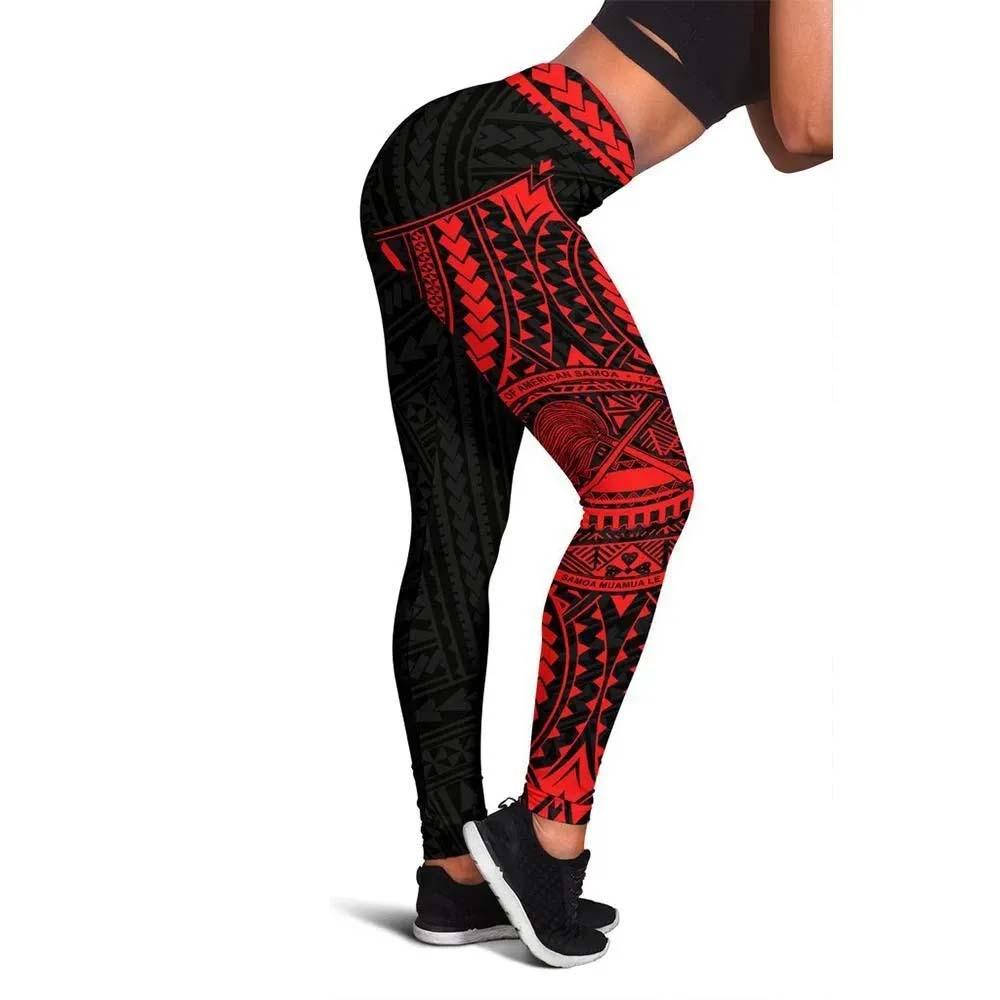 American Samoa 2nd Legging (Red)