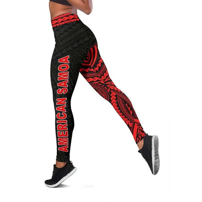 American Samoa 2nd Legging (Red)