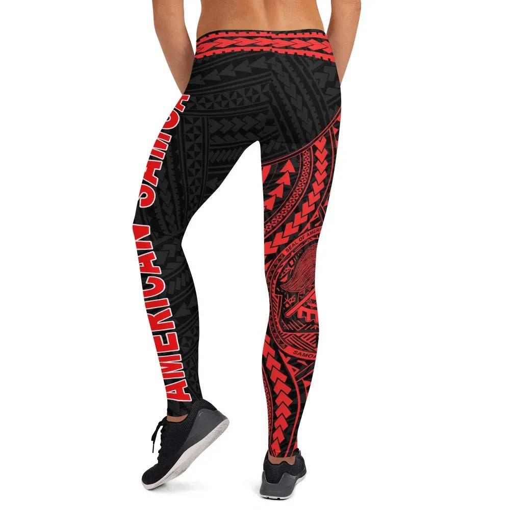 American Samoa 2nd Legging (Red)