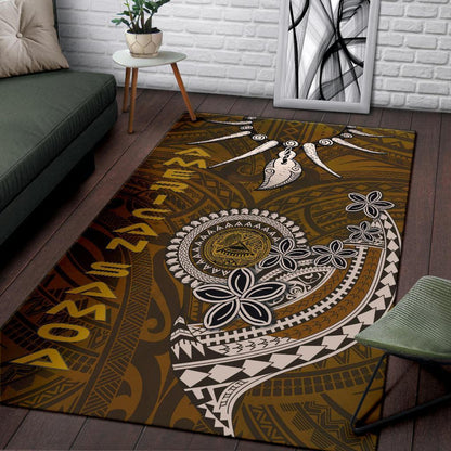 American Samoa Area Rugs - Polynesian Boar Tusk