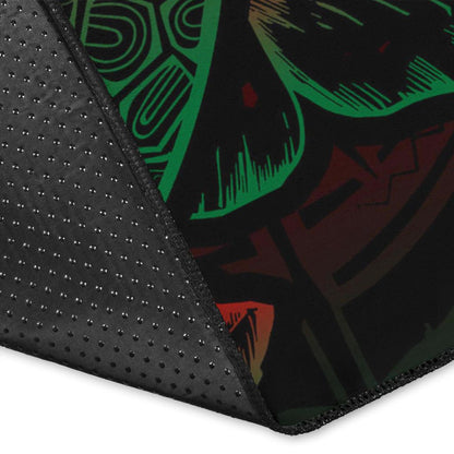 American Samoa Area Rugs Turtle Hibiscus Reggae