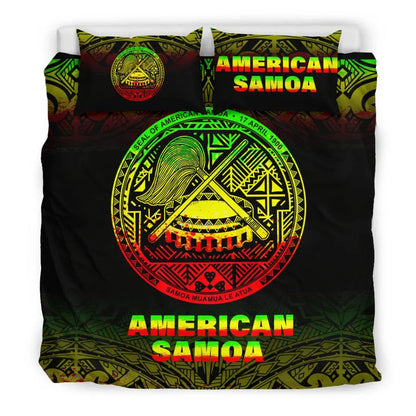 American Samoa Duvet Cover Set - Reggae Fog Style