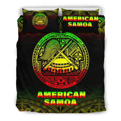 American Samoa Duvet Cover Set - Reggae Fog Style