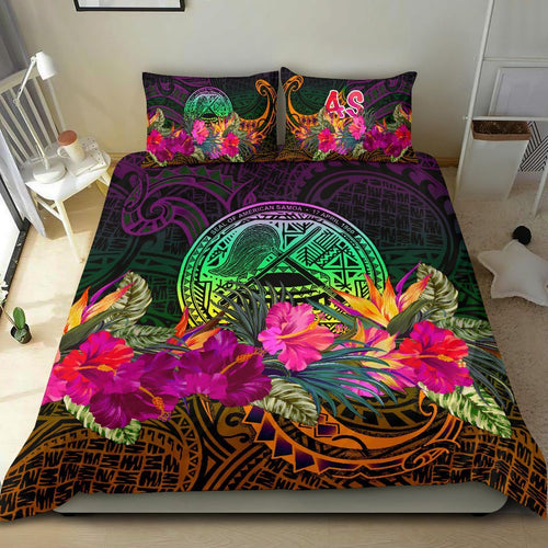 American Samoa Bedding Set - Summer Hibiscus