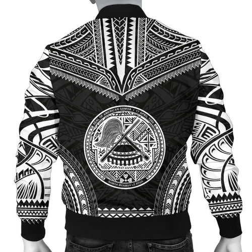 American Samoa Polynesian Chief Bomber Jacket - Black Version