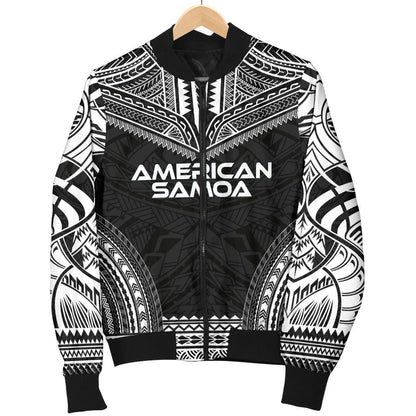 American Samoa Polynesian Chief Bomber Jacket - Black Version