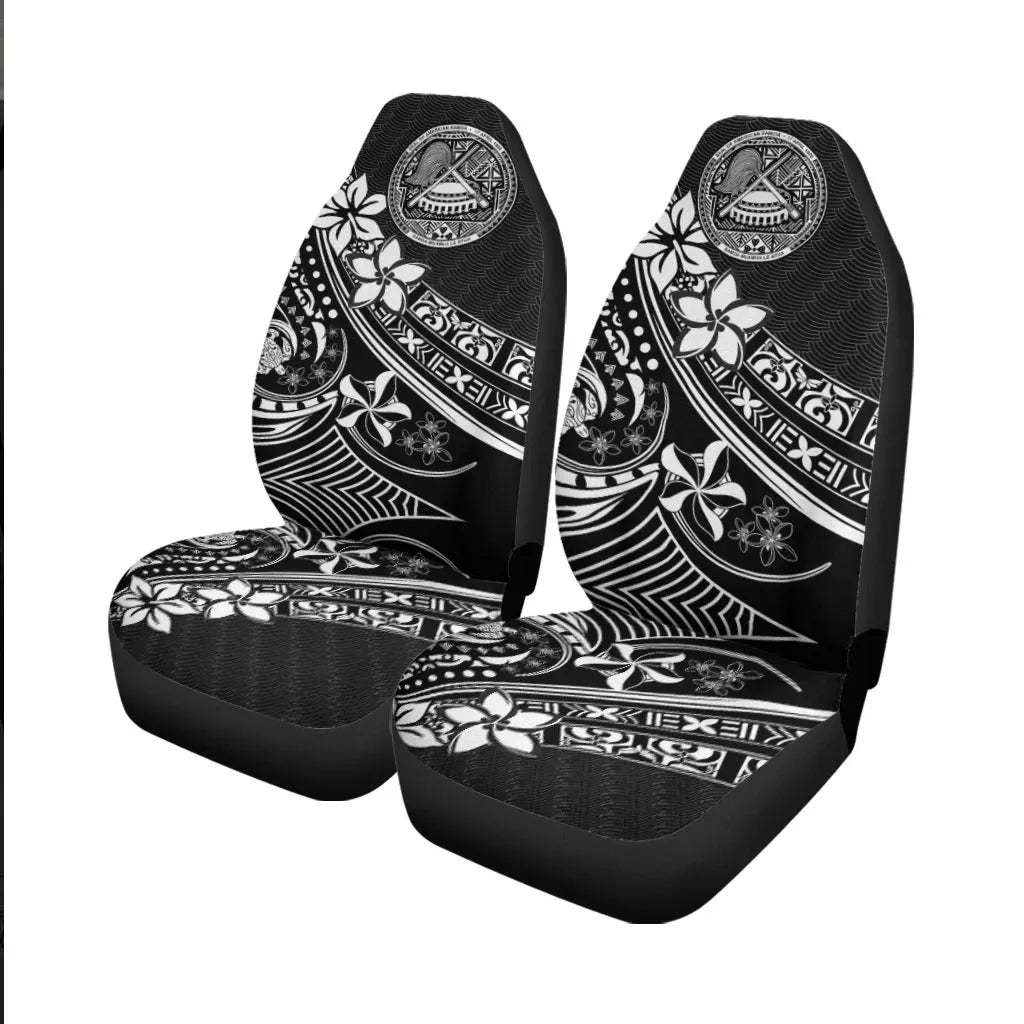American Samoa Car Seat Cover - The Flow OF Ocean