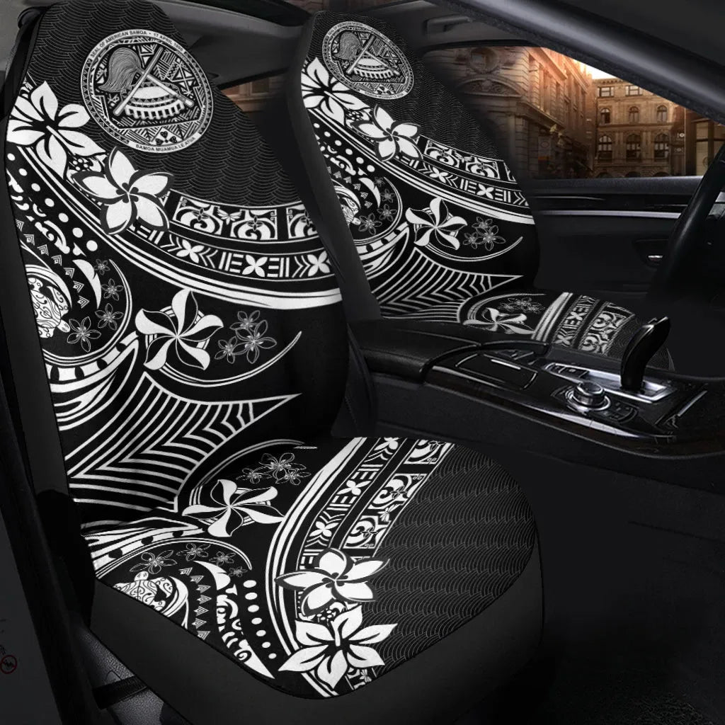 American Samoa Car Seat Cover - The Flow OF Ocean