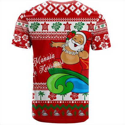 American Samoa T-Shirt Santa Claus Ho Ho Ho Christmas