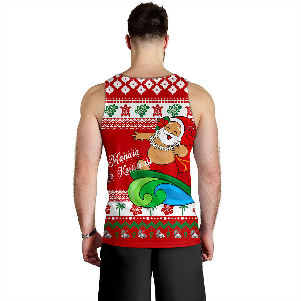 American Samoa Tank Top Santa Claus Ho Ho Ho Christmas