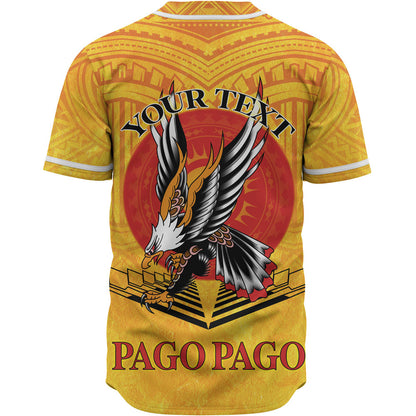 American Samoa Custom Personalised Baseball Shirt - Pago Pago Aeto (Ver 2)