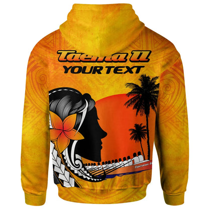 American Samoa Custom Personalised Hoodie - Taema II Leone