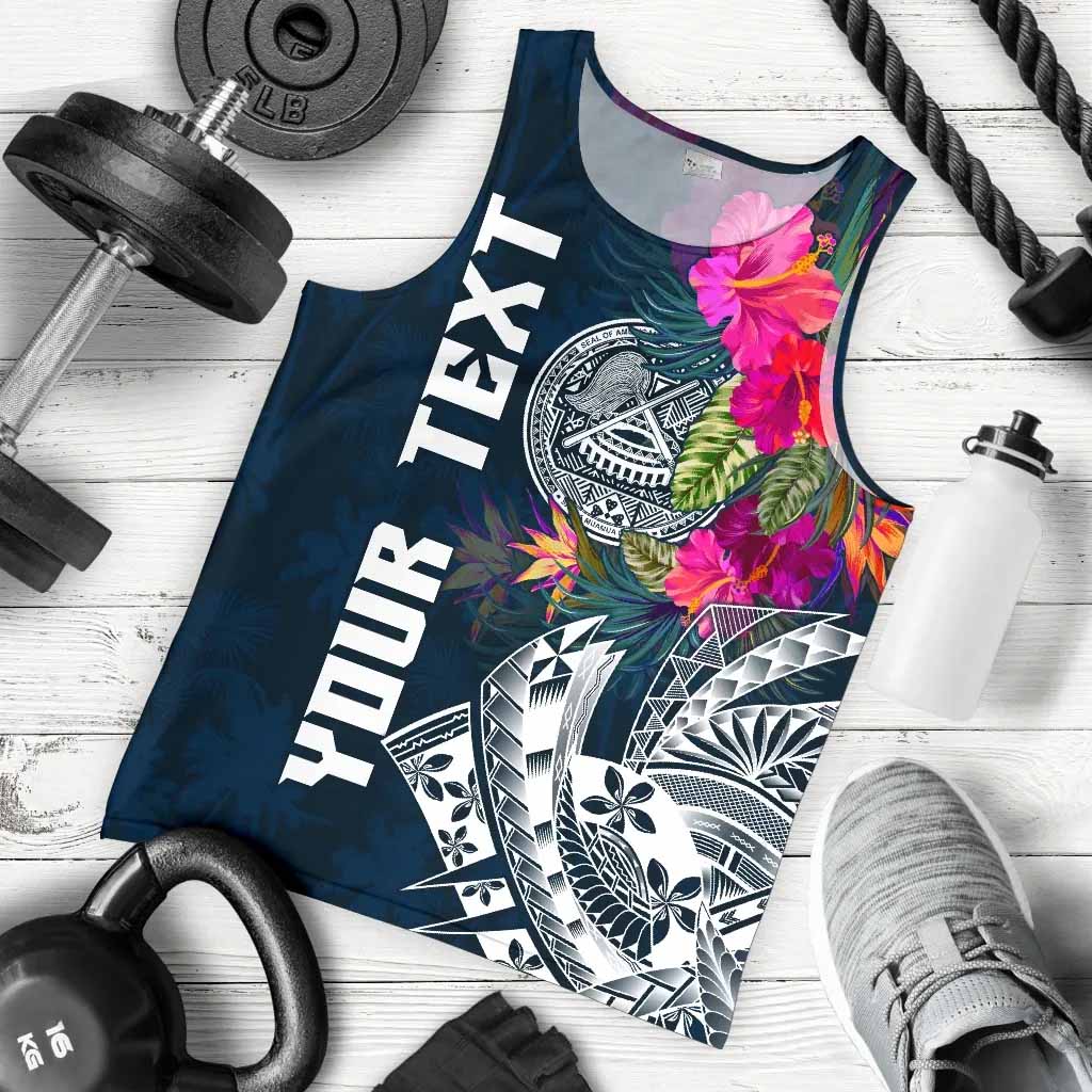 American Samoa Custom Personalised Men Tank Top - Summer Vibes