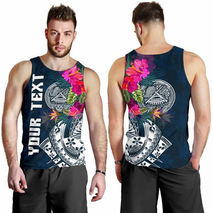 American Samoa Custom Personalised Men Tank Top - Summer Vibes