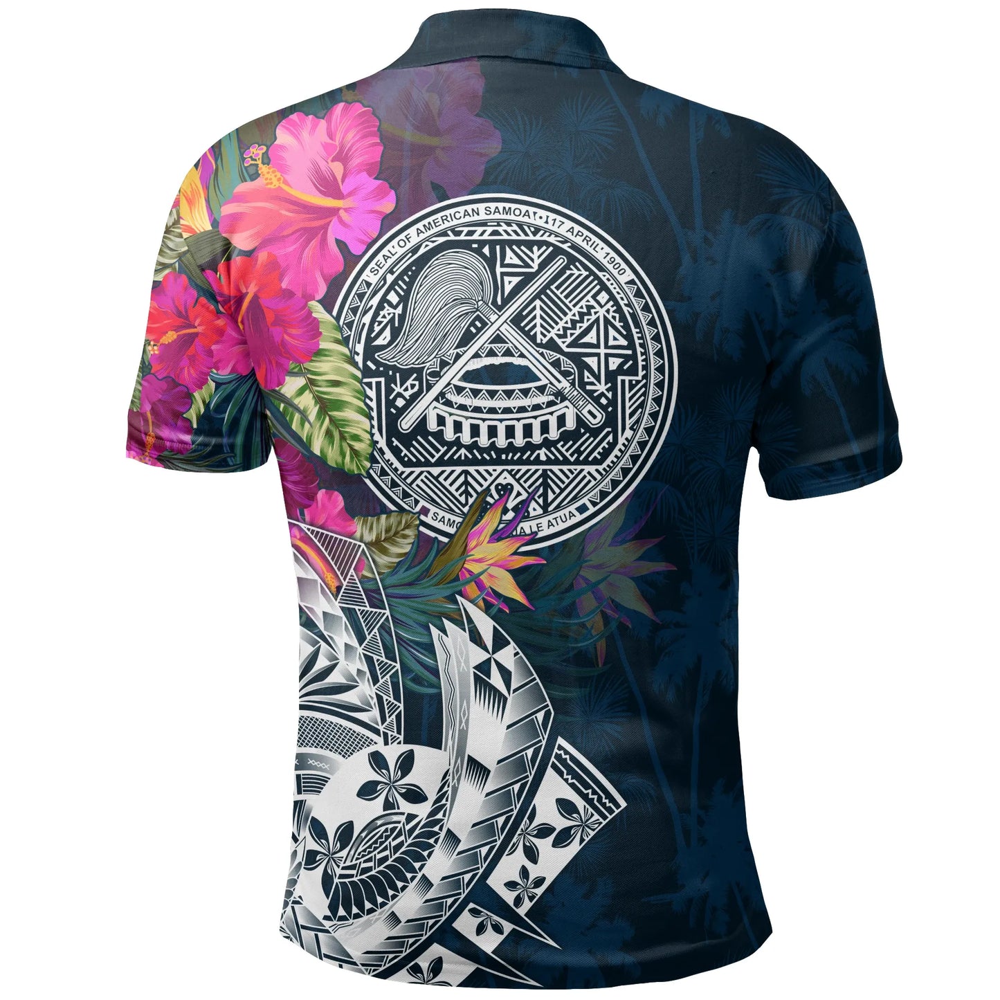 American Samoa Custom Personalised Polo - Summer Vibes
