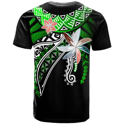 American Samoa Custom Personalised T-Shirts - Fanciful Forest Green Color