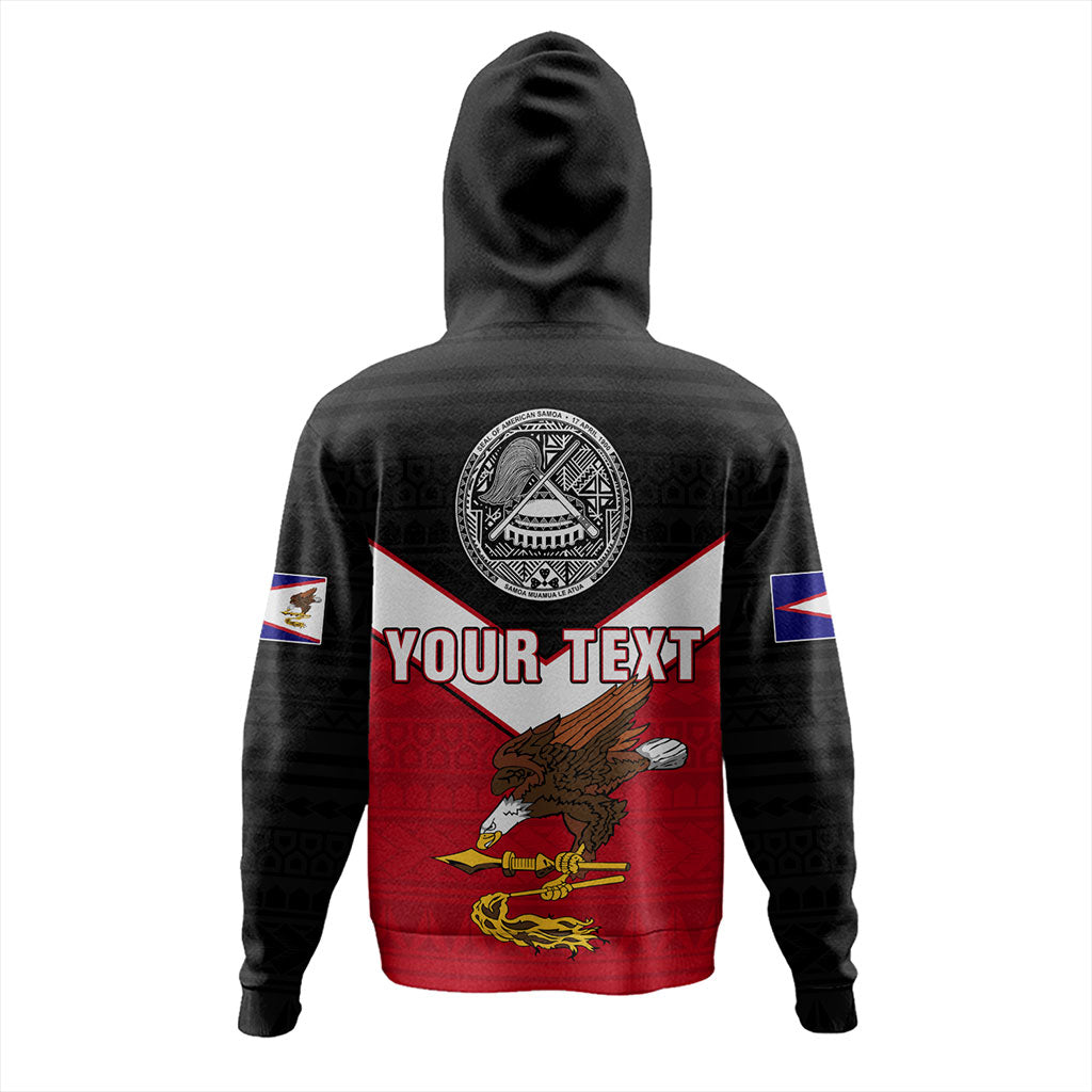 American Samoa Hoodie Custom Polynesian Tribal Sport Style