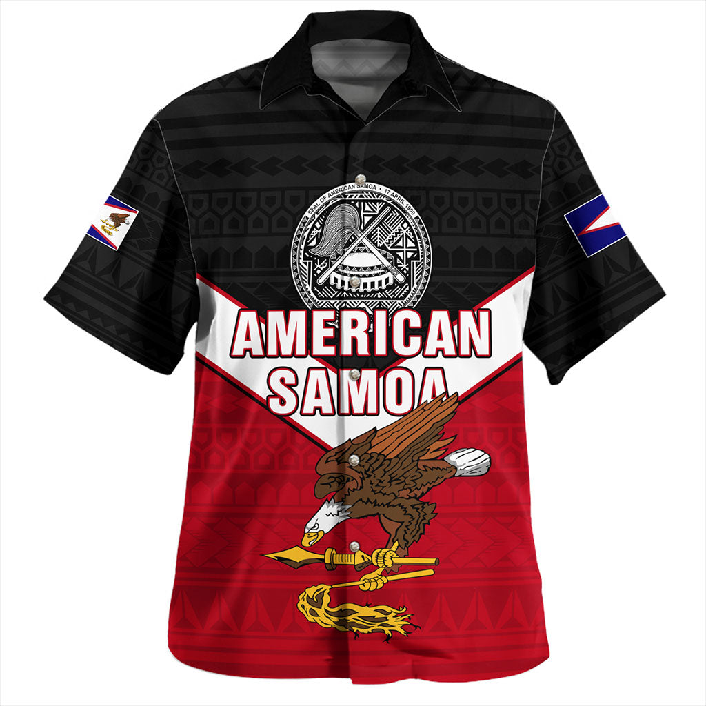 American Samoa Hawaiian Shirt Custom Polynesian Tribal Sport Style