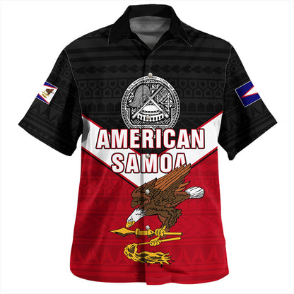American Samoa Hawaiian Shirt Custom Polynesian Tribal Sport Style