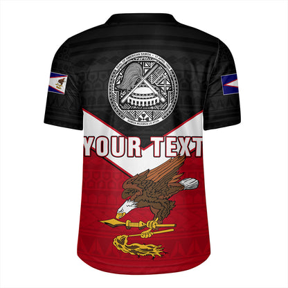 American Samoa Rugby Jersey Custom Polynesian Tribal Sport Style