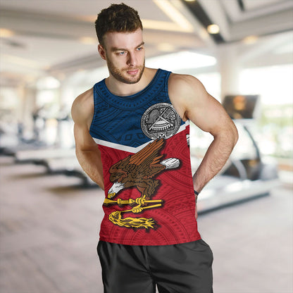 American Samoa Tank Top Samoa Tribal Flag Sport Style