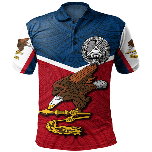American Samoa Polo Shirt Samoa Tribal Flag Sport Style