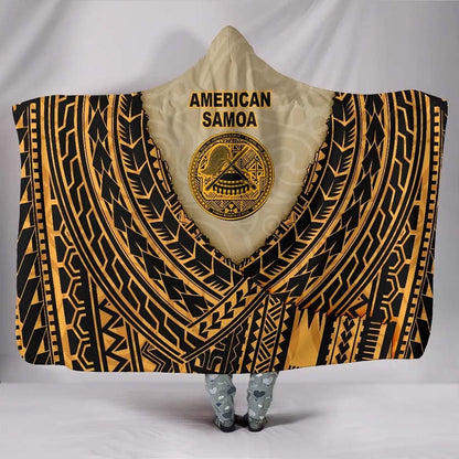 American Samoa Hooded Blanket - Polynesian Wild Style