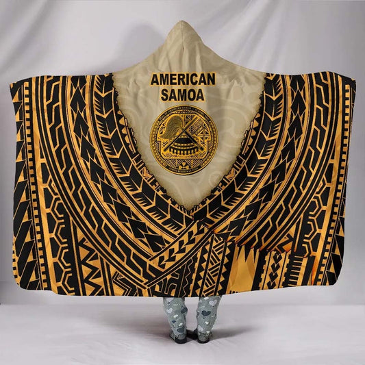 American Samoa Hooded Blanket - Polynesian Wild Style