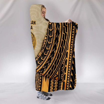 American Samoa Hooded Blanket - Polynesian Wild Style