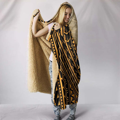 American Samoa Hooded Blanket - Polynesian Wild Style