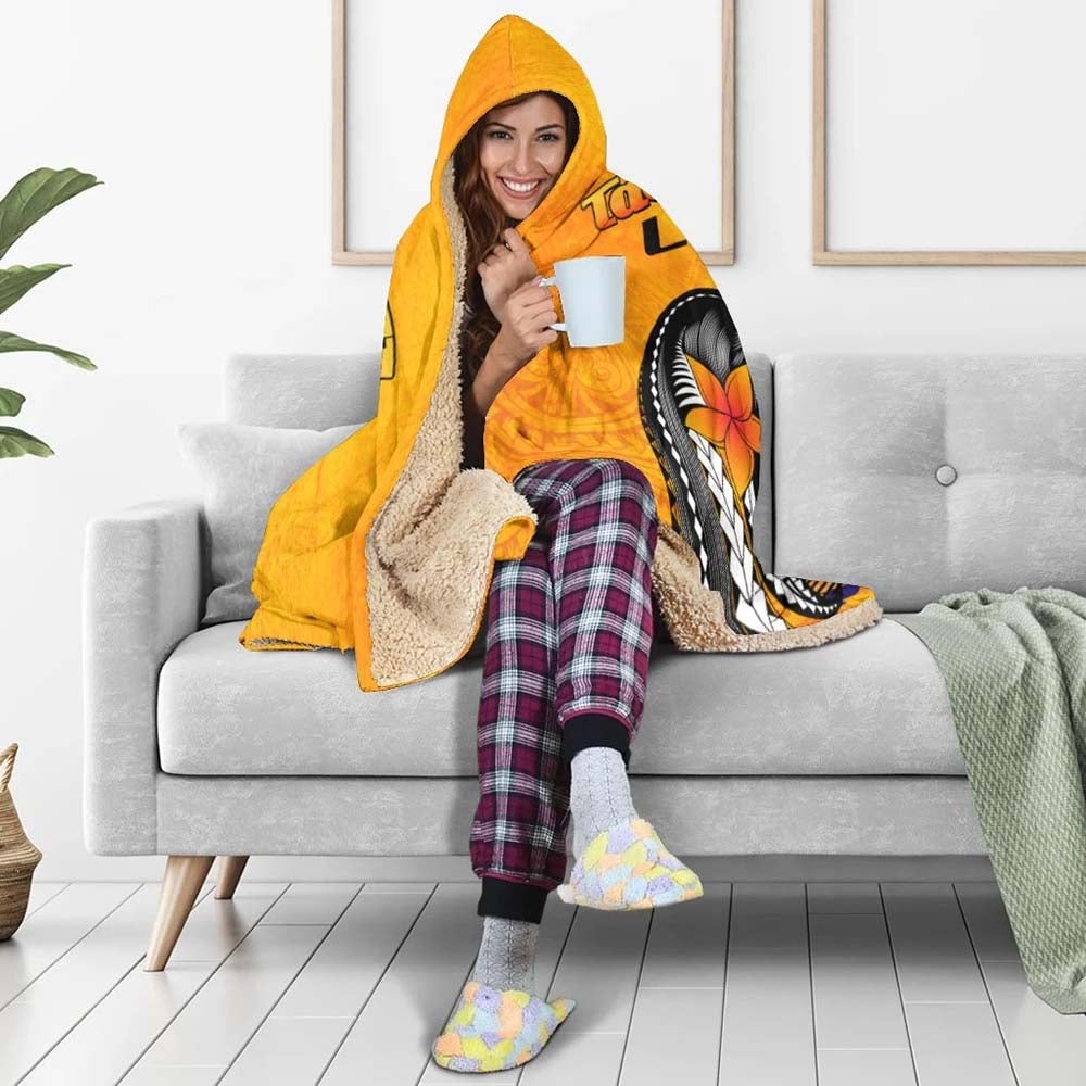 American Samoa Hooded Blankets - Taema II Leone