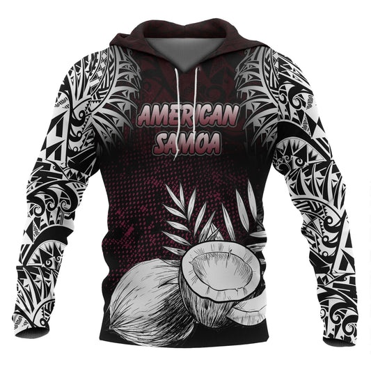 American Samoa Hoodie Coconut