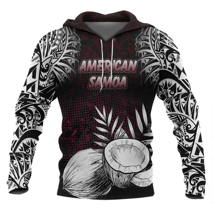 American Samoa Hoodie Coconut