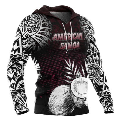 American Samoa Hoodie Coconut